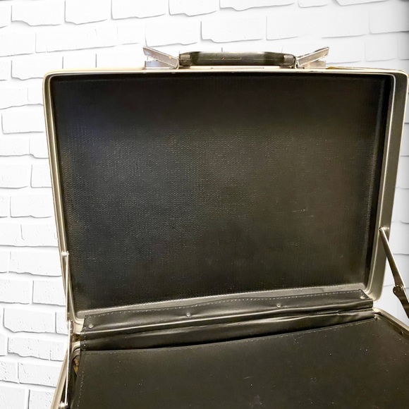 Samsonite Bags Vintage Samsonite Gray Hard Briefcase With Lock Key